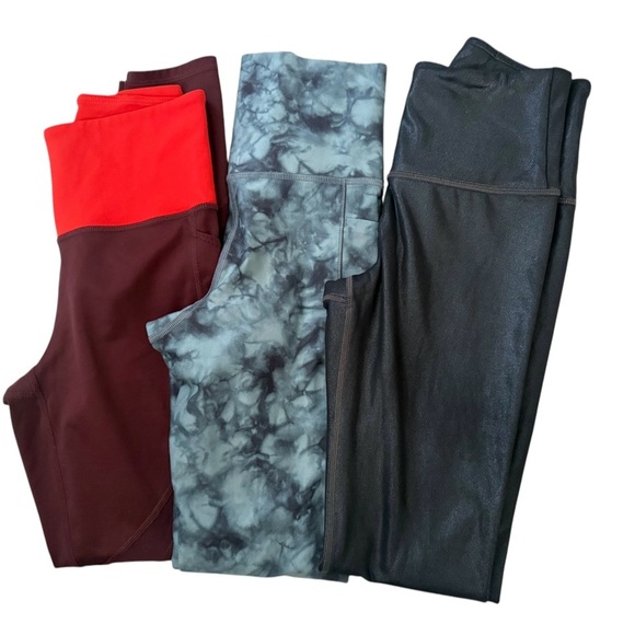 Lot of THREE Athleta leggings all size XXS all in excellent like-new condition - Picture 2 of 16